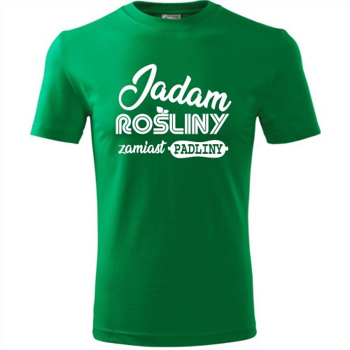 koszulka rośliny zamiast padliny