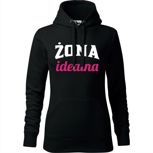 Damska bluza z kapturem - ŻONA IDEALNA 02
