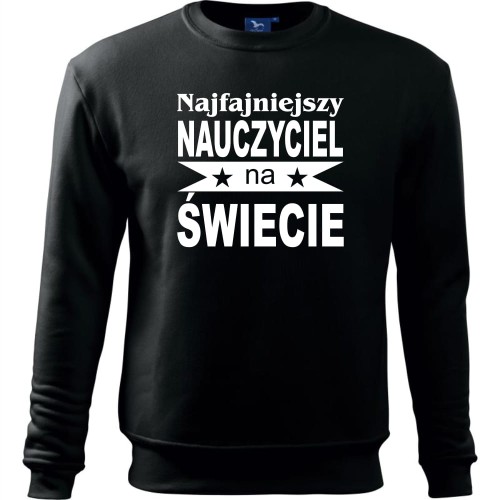 Męska bluza klasyczna - Najfajniejszy nauczyciel