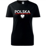 Damska koszulka taliowana - Polska 01