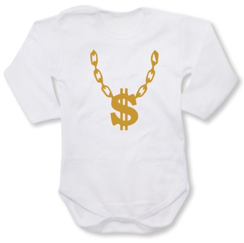 Dziecięce body z dł. rękawem - dolar