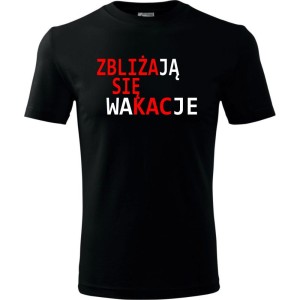 Męska koszulka Turystyczna - Zbliżają się wakacje