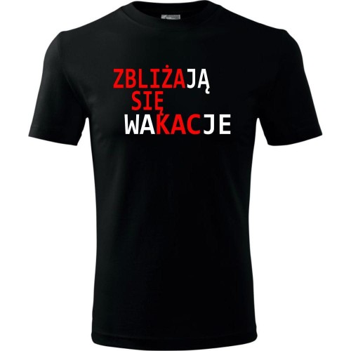 Męska koszulka Turystyczna - Zbliżają się wakacje