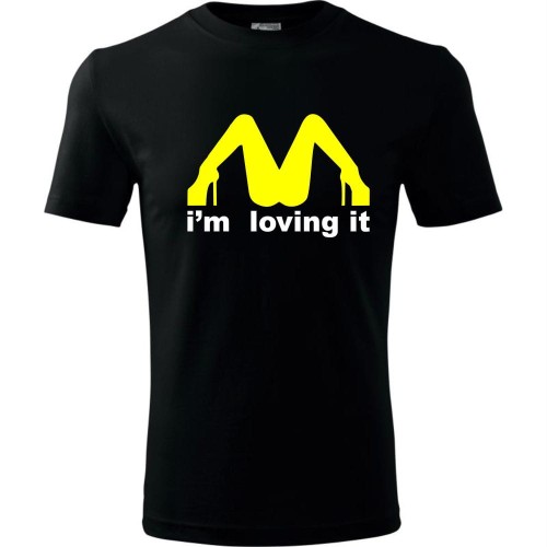 Męska koszulka - Im loving it