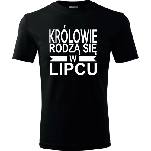 Męska koszulka - Królowie rodzą się w lipcu 01