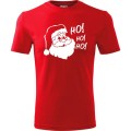 czerwona Męska koszulka - Mikołaj.