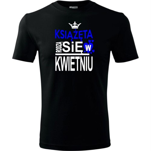 Dziecięca koszulka - Książęta rodzą się w kwietniu