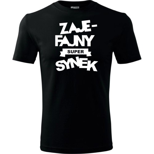 Męska koszulka - Zajefajny synek