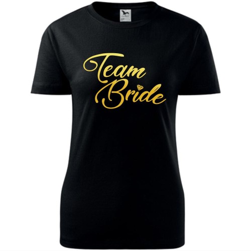 atrakcyjna damska koszulka - team bride wieczór panieński t-shirt