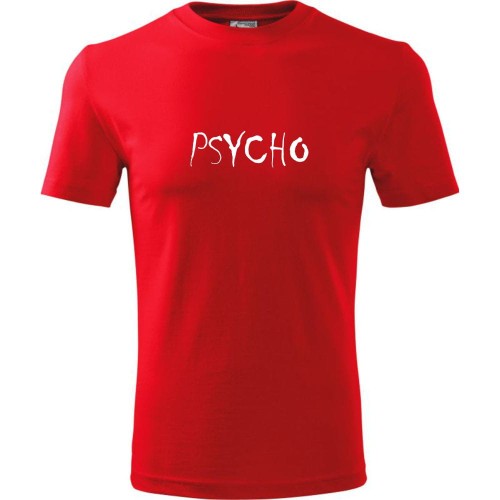męska koszulka - psycho