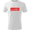 biała męska koszulka - ulaniec.