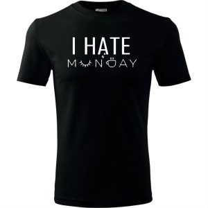 Męska koszulka - I hate moday