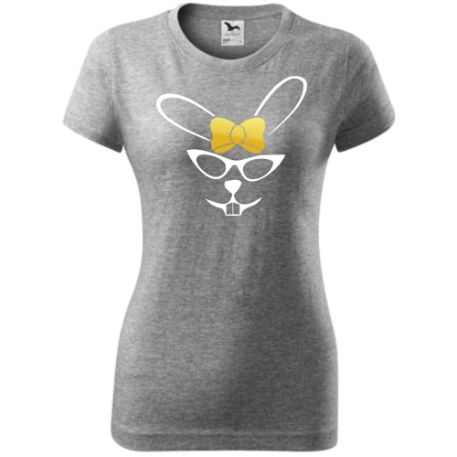 damska koszulka - pani zając
