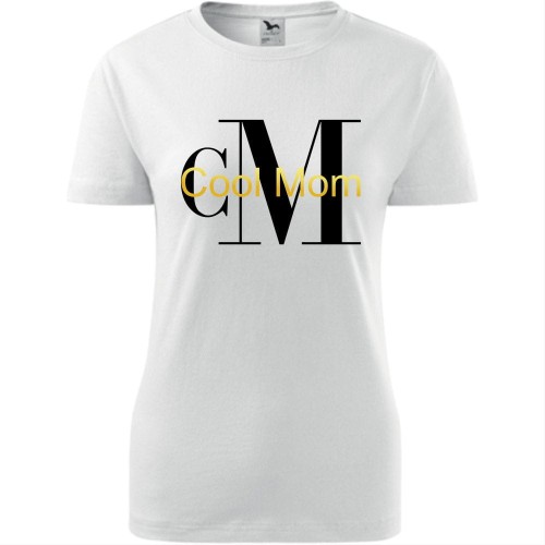 damska koszulka - cool mom