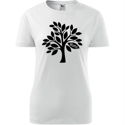 damska koszulka - drzewo mama