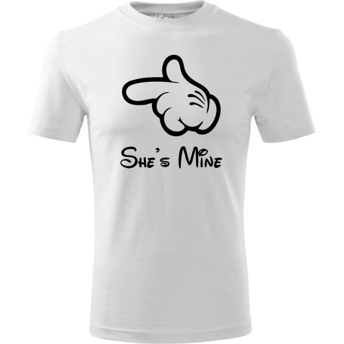 męska koszulka - she's mine