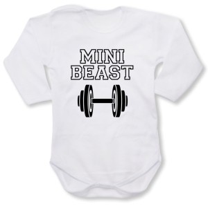 dziecięce body z dł. rękawem - mini beast