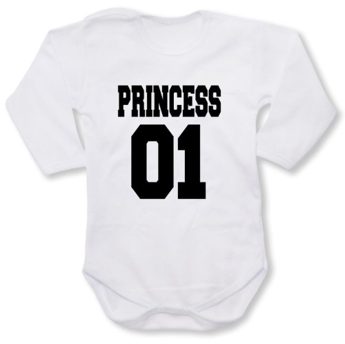 dziecięce body z dł. rękawem - princess 01