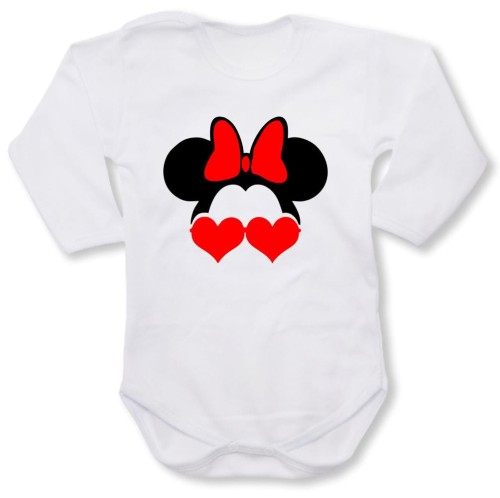 dziecięce body z dł. rękawem - myszka