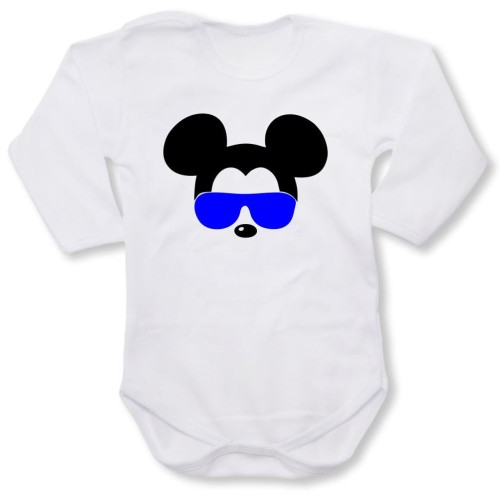 dziecięce body z dł. rękawem - myszka