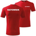 męska koszulka - ratownik