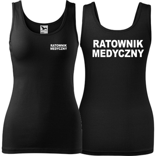 damski tank top - ratownik medyczny