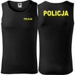 męski tank top - policja