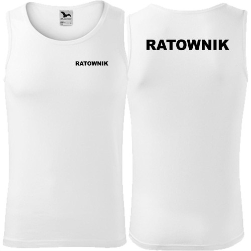 męski tank top - ratownik