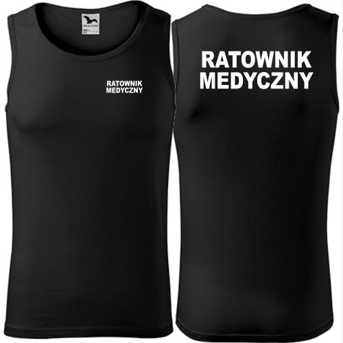 męski tank top - ratownik medyczny