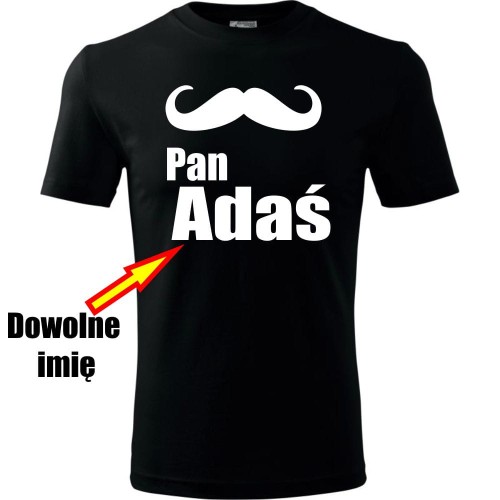 Dziecięca koszulka - Pan + Twoje imię