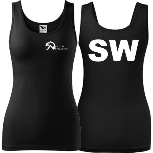 damski tank top - sw - służba więzienna