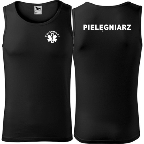 męski tank top - pielęgniarz