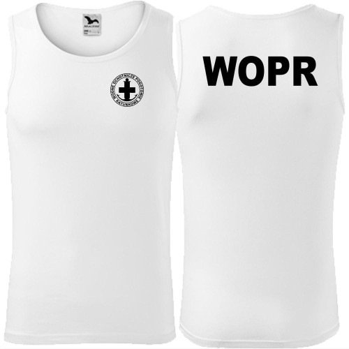 męski tank top - wopr - wodne ochotnicze pogotowie ratunkowe