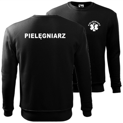 męska bluza klasyczna - pielęgniarz