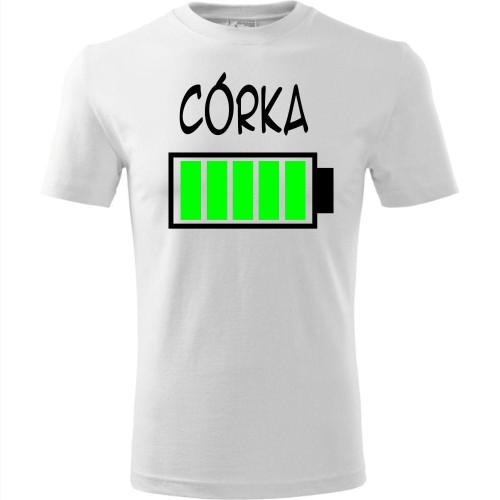 dziecięca koszulka - bateria córka