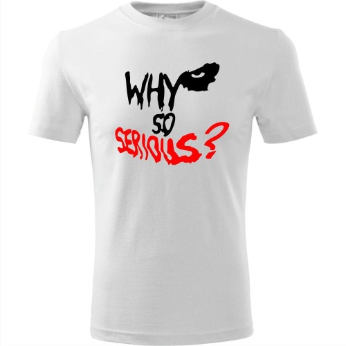 męska koszulka - why so serious?