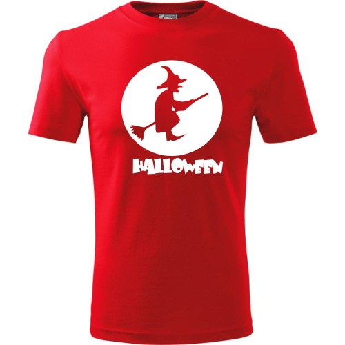 męska koszulka - wiedźma halloween