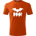 pomarańczowa męska koszulka - nietoperz boo.