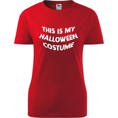 damska koszulka - this is my halloween costume