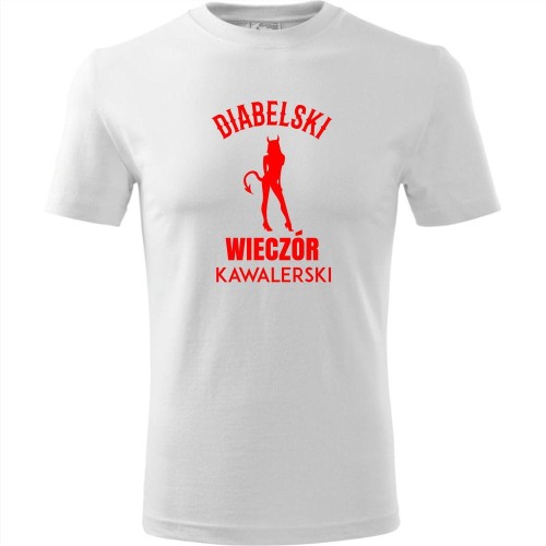 męska koszulka - diabelski wieczór kawalerski