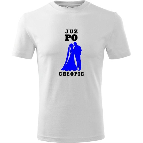 męska koszulka - już po chłopie