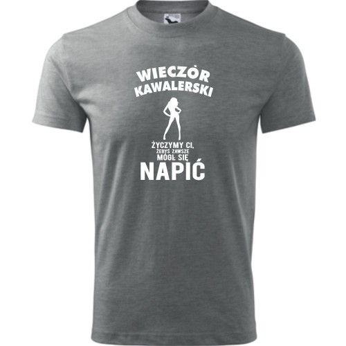 męska koszulka - wieczór kawalerski, życzymy ci żebyś zawsze mógł się napić