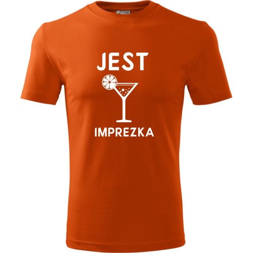 męska koszulka - jest imprezka