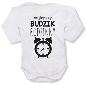 Dziecięce body z dł. rękawem - najlepszy budzik