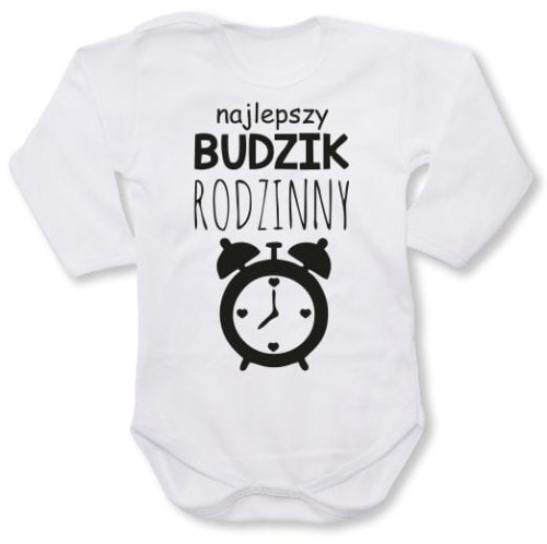 Dziecięce body z dł. rękawem - najlepszy budzik