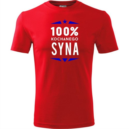 dziecięca koszulka - 100% kochanego syna