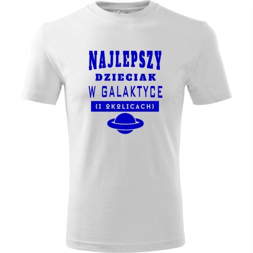 dziecięca koszulka - najlepszy dzieciak w galaktyce ( i okolicach)