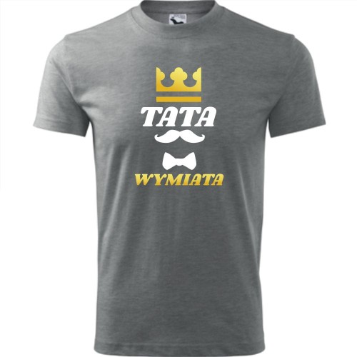 męska koszulka - tata wymiata