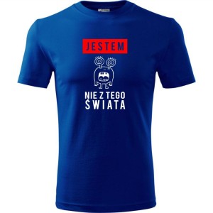 męska koszulka - jestem nie z tego świata