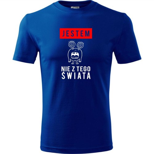 męska koszulka - jestem nie z tego świata